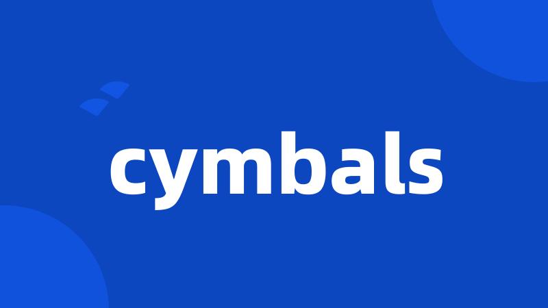 cymbals