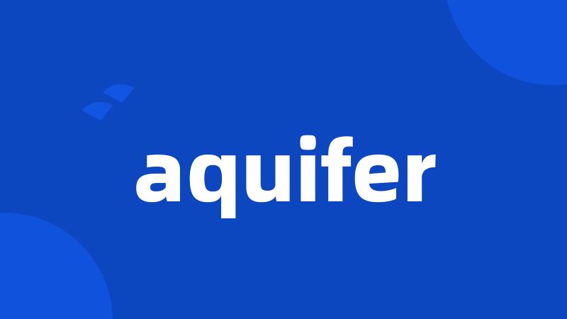 aquifer