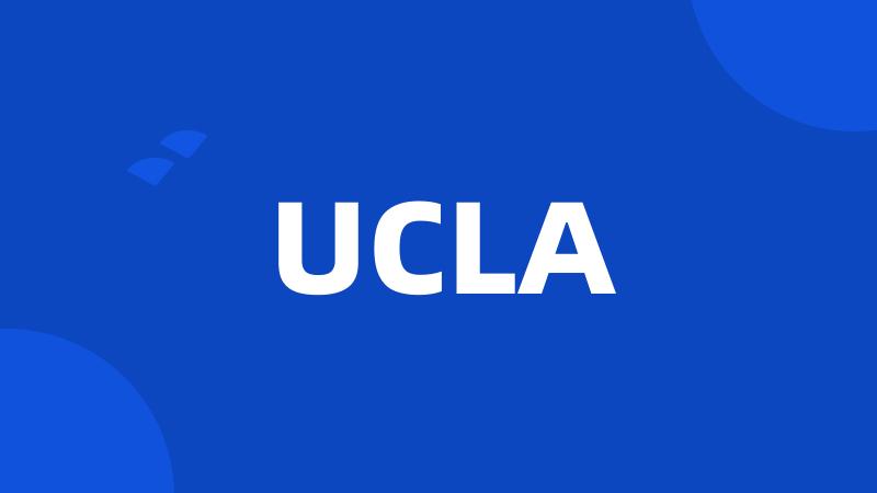 UCLA