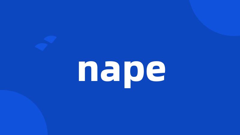 nape