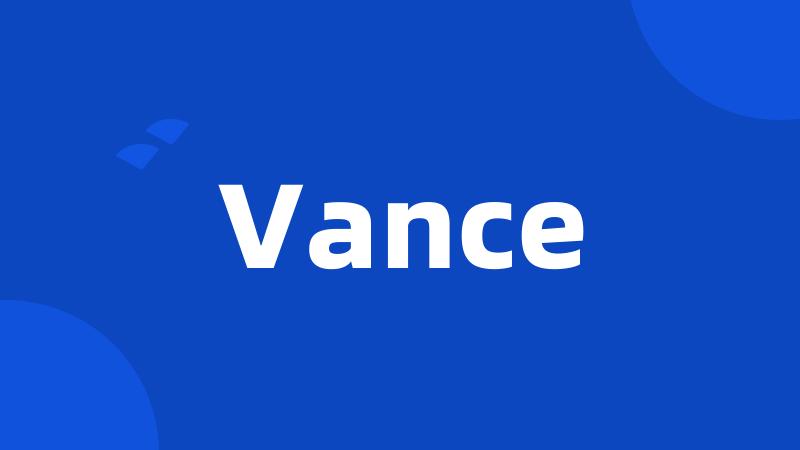 Vance