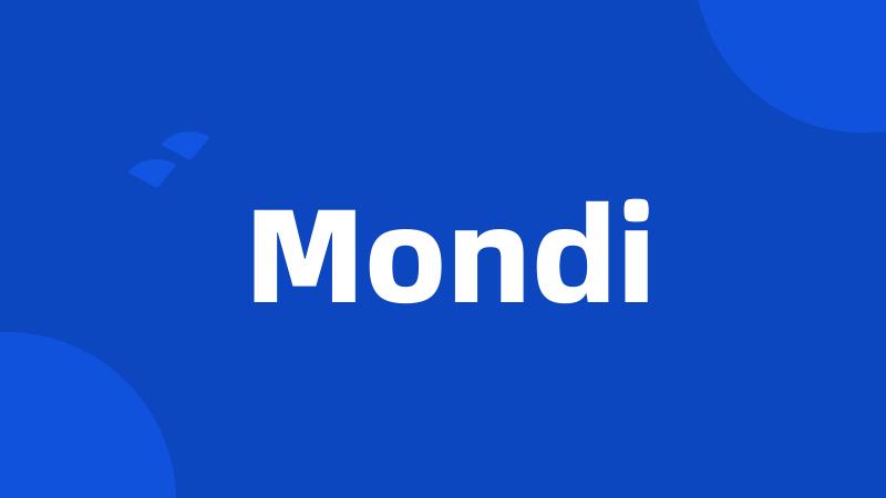 Mondi