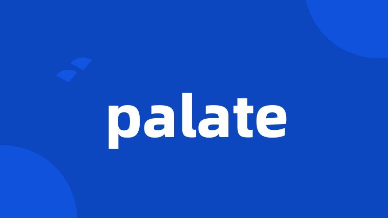 palate