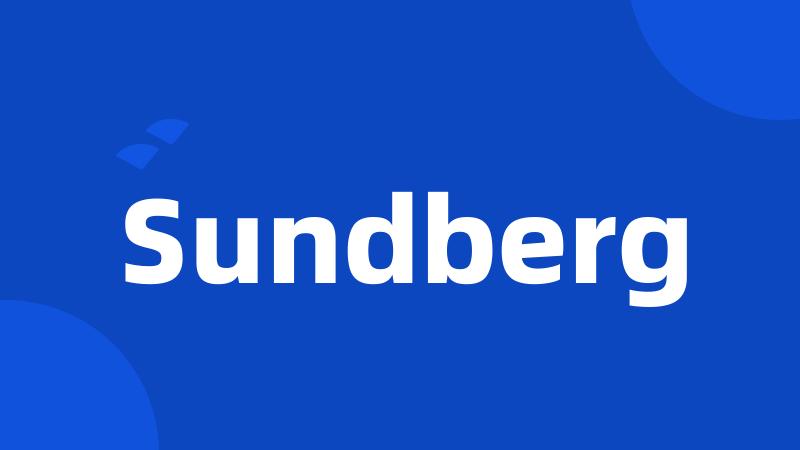 Sundberg