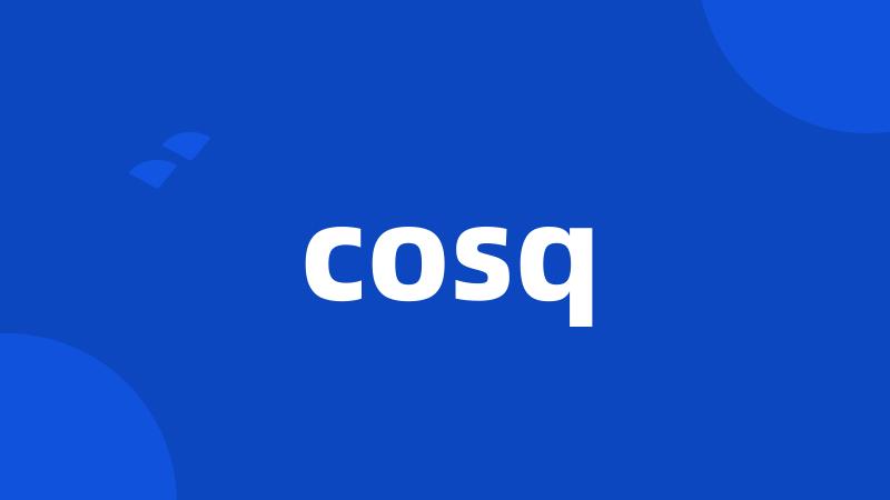 cosq