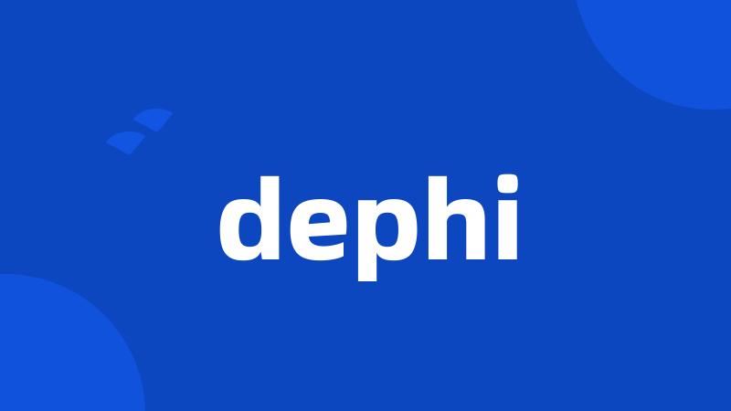 dephi