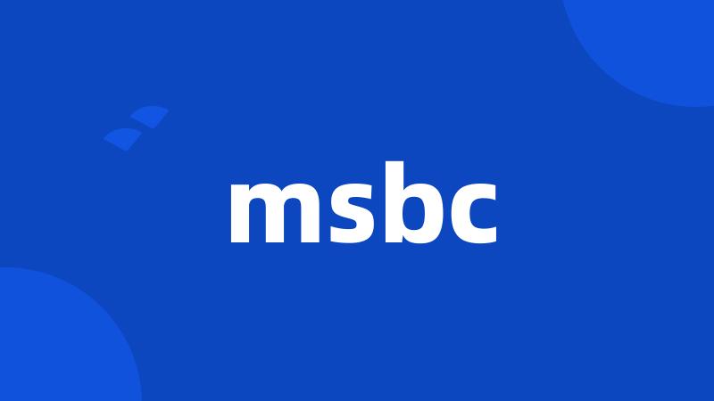 msbc