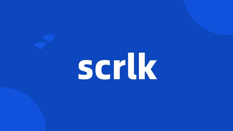 scrlk