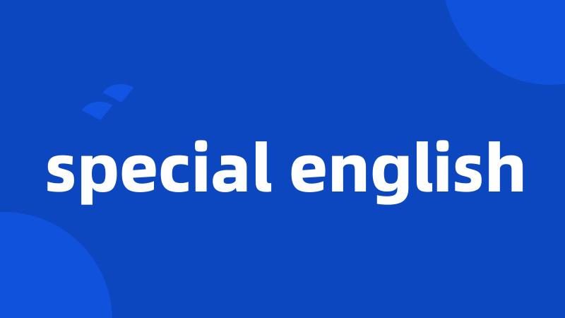 special english