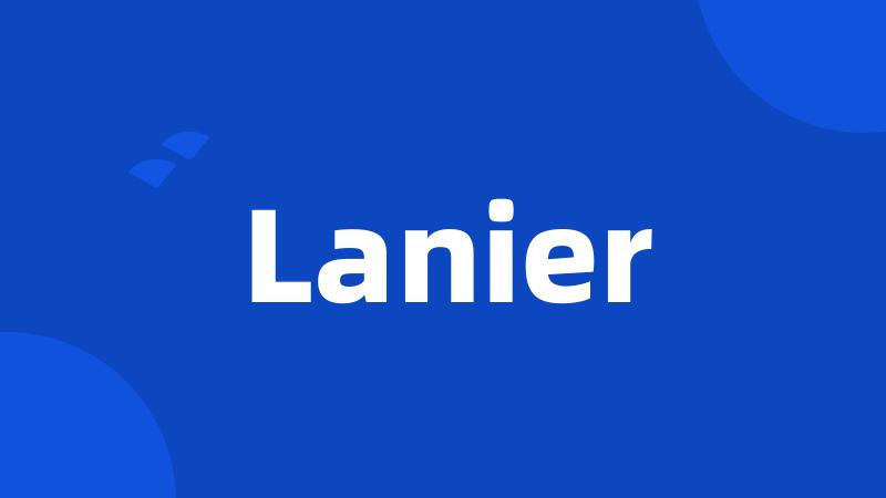 Lanier