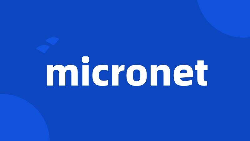 micronet