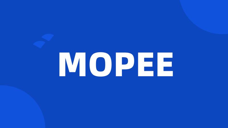 MOPEE