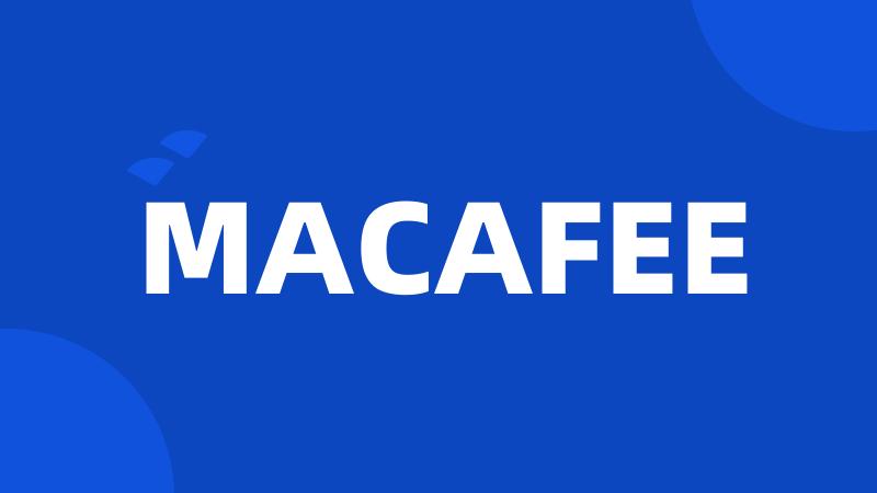 MACAFEE