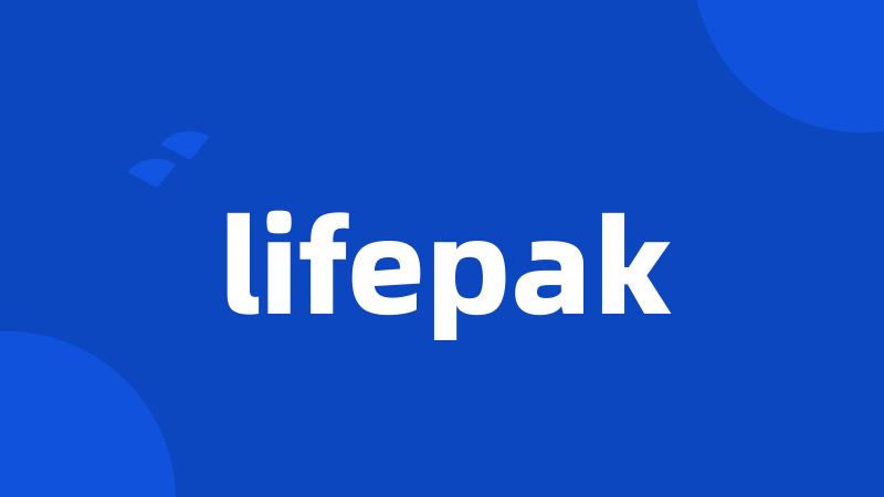 lifepak