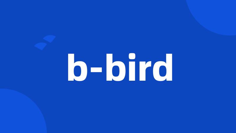 b-bird