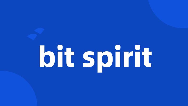 bit spirit