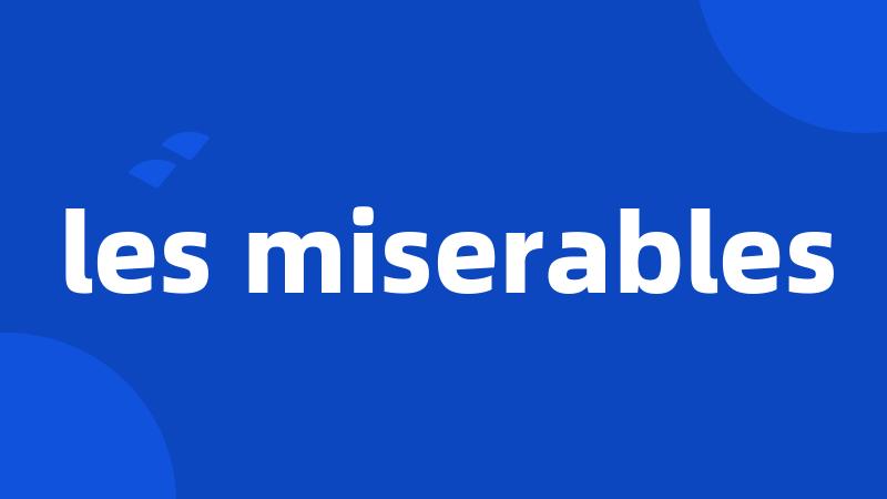 les miserables