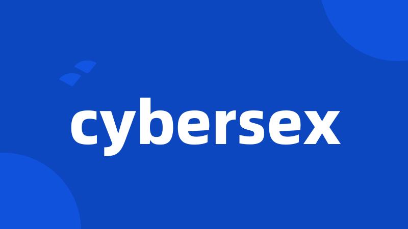 cybersex