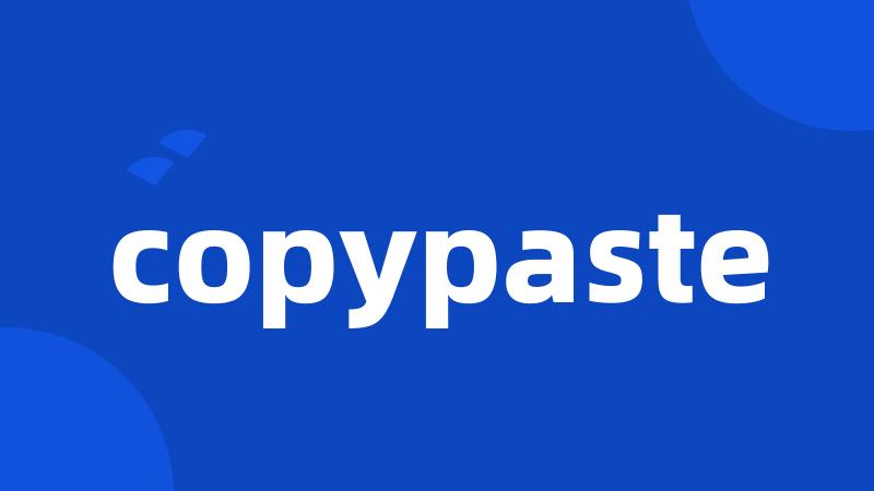 copypaste