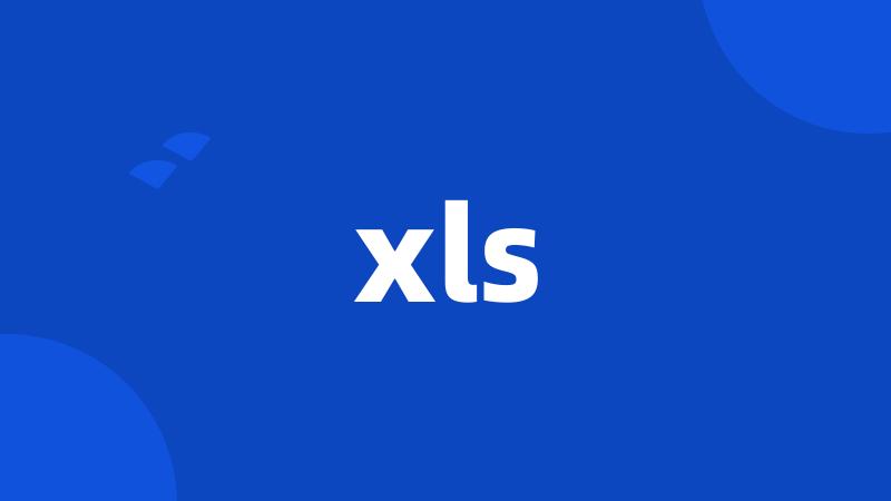 xls