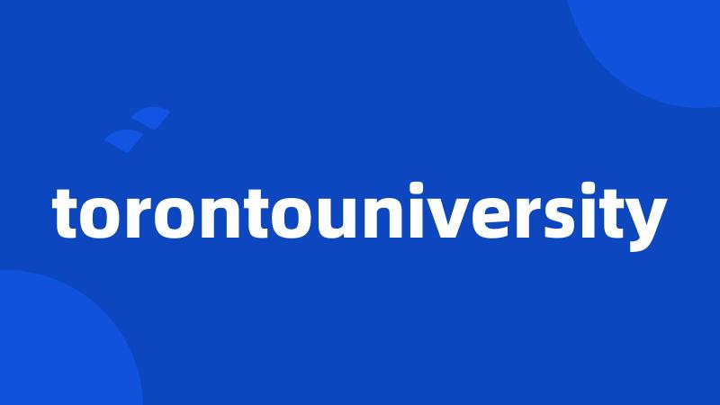 torontouniversity