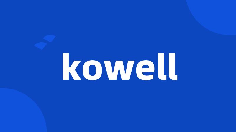 kowell