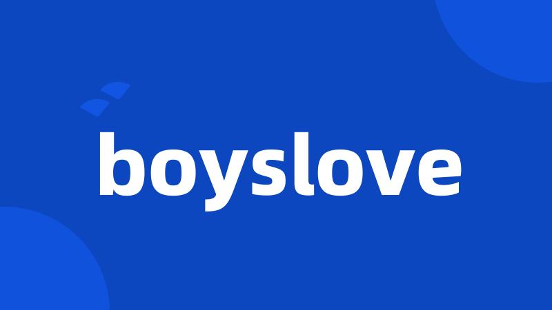 boyslove