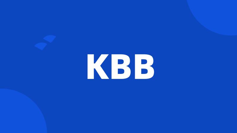 KBB