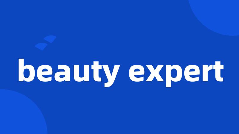 beauty expert