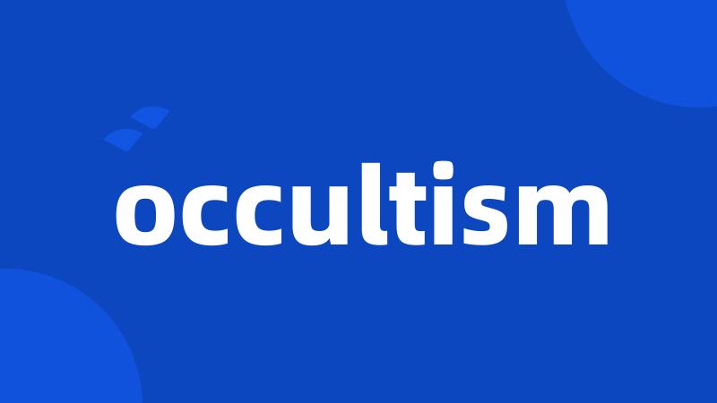 occultism