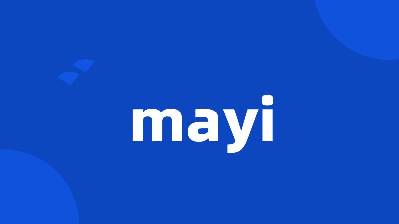 mayi