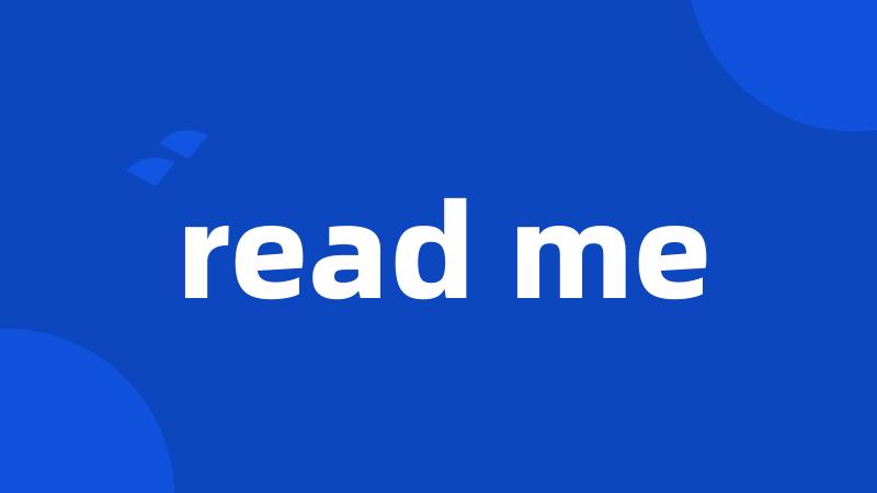 read me