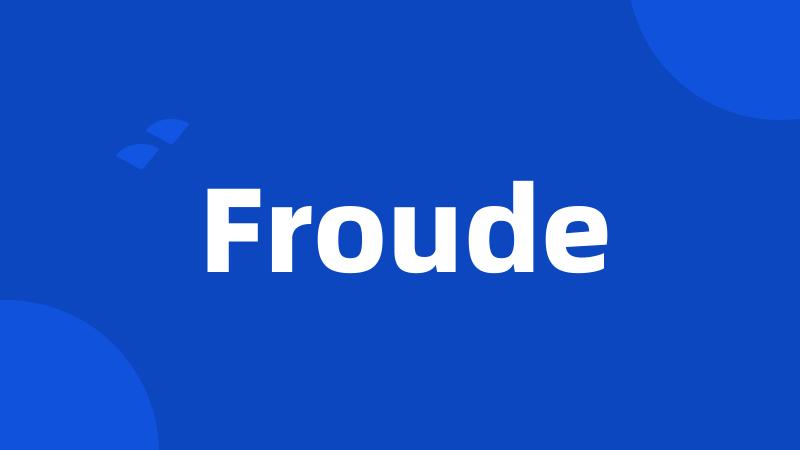 Froude