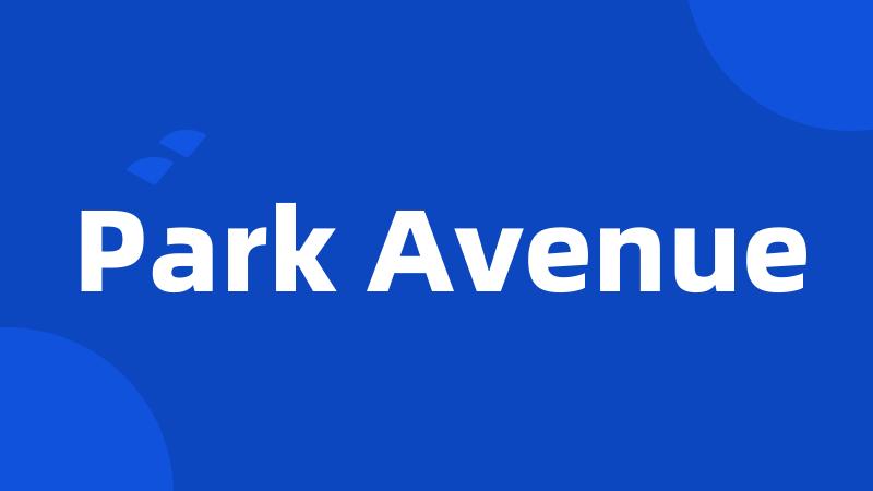 Park Avenue