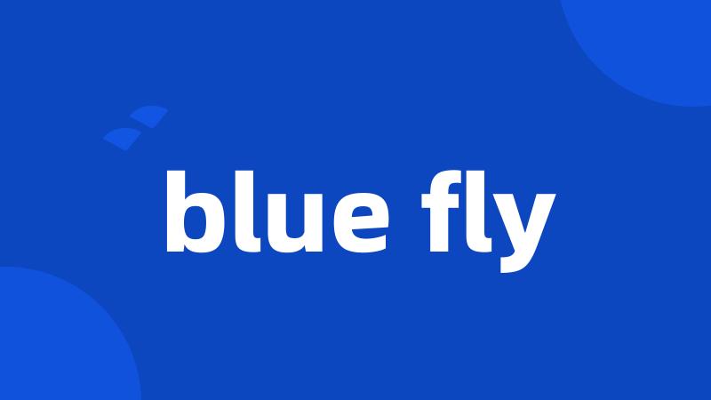 blue fly