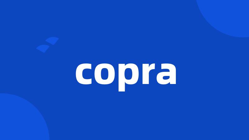 copra