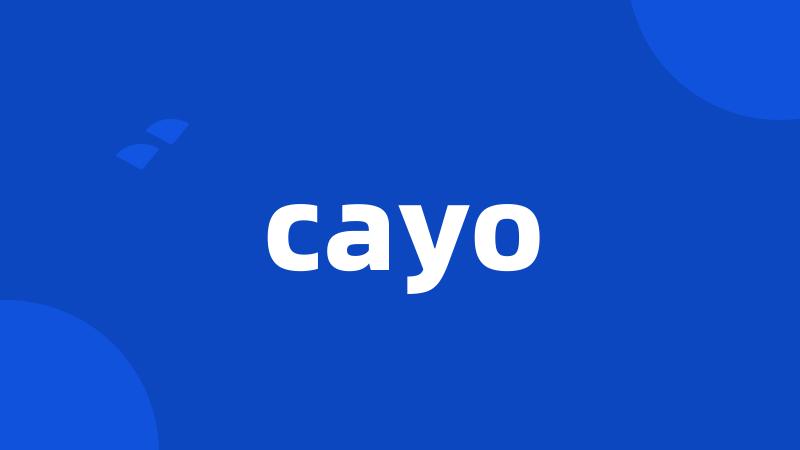 cayo