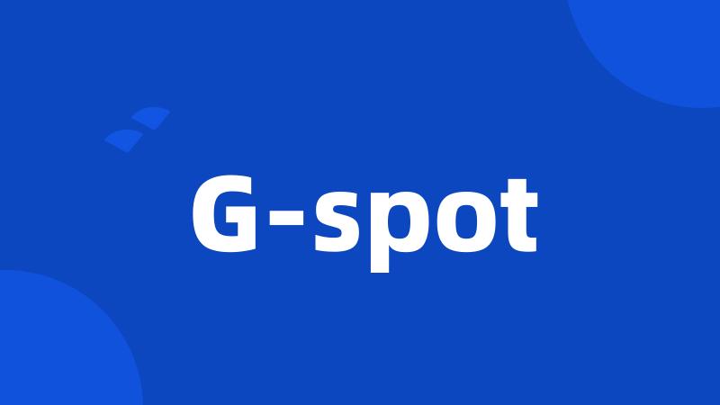 G-spot