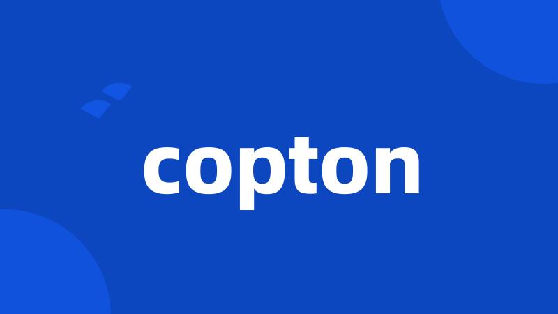 copton