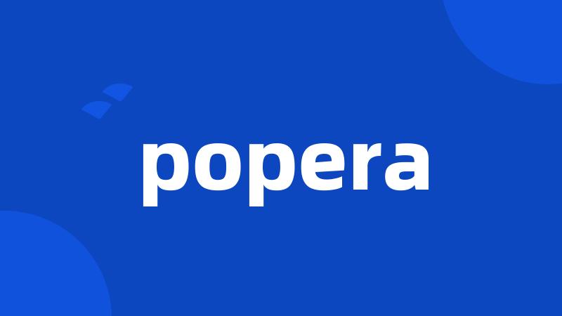 popera