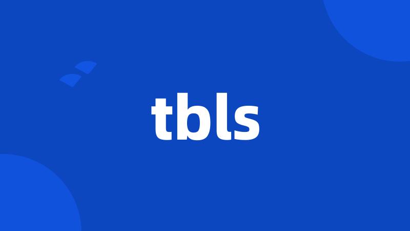 tbls