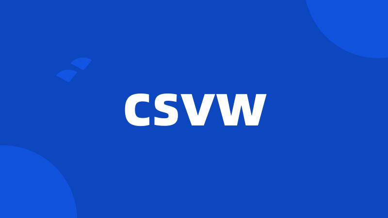 csvw