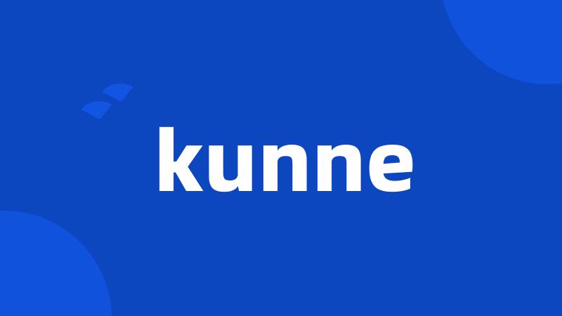 kunne