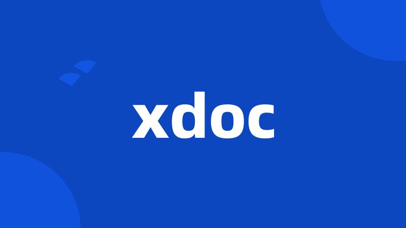 xdoc