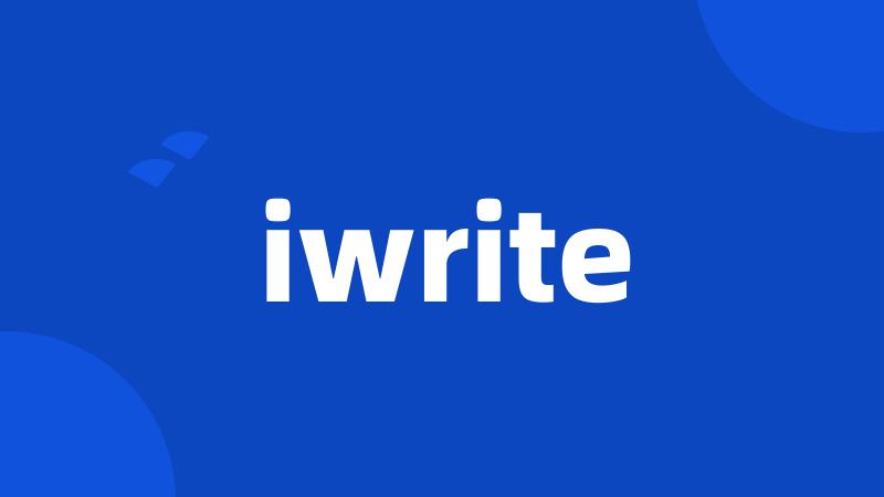 iwrite