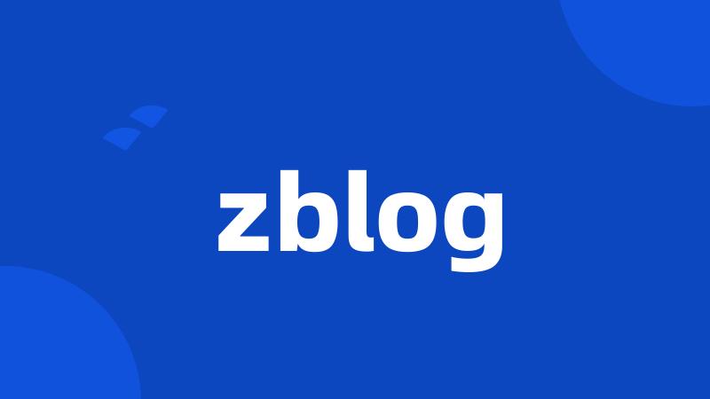 zblog