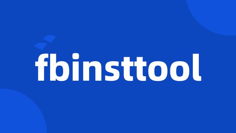 fbinsttool