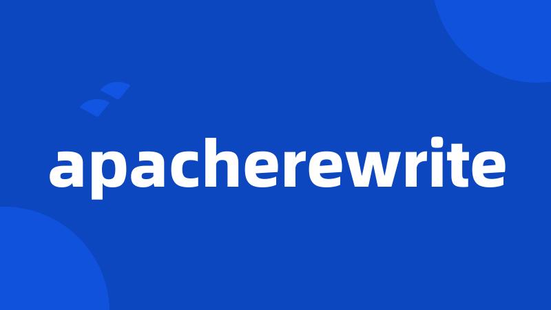 apacherewrite