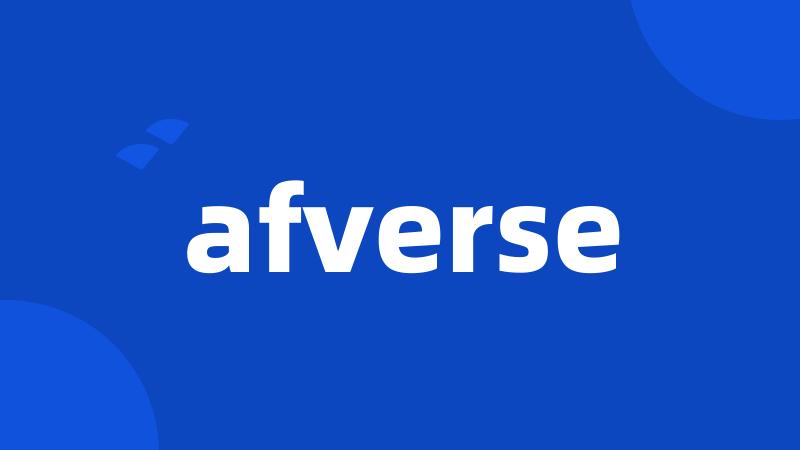 afverse