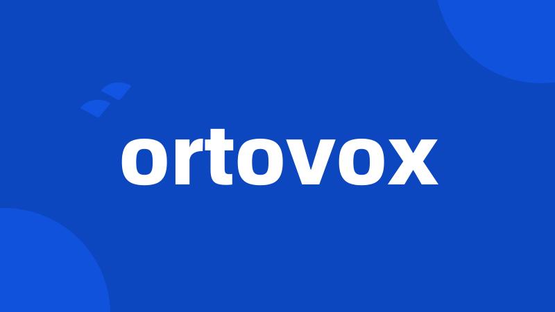 ortovox